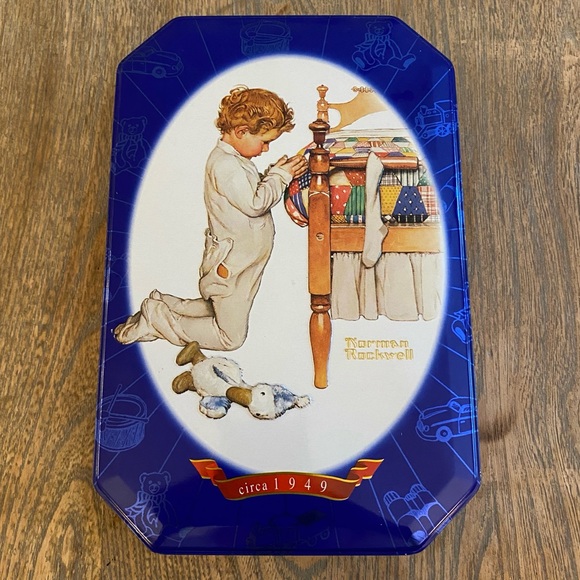 Snickers Norman Rockwell Tin - Picture 1 of 7